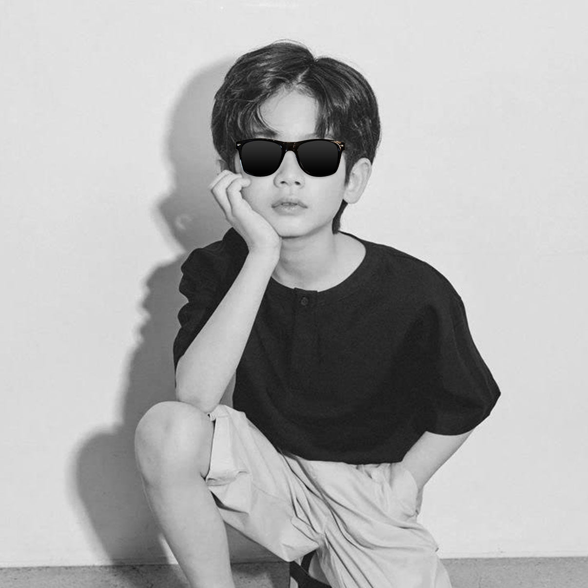 Kids Henley T-Shirt (4 - 14 Years) - Chocolate Melange