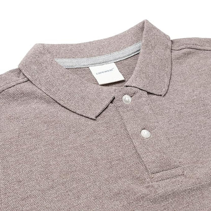 Kids Polo Combo x 2 (4 - 14 Years) - Brown Melange / Sunlight Yellow