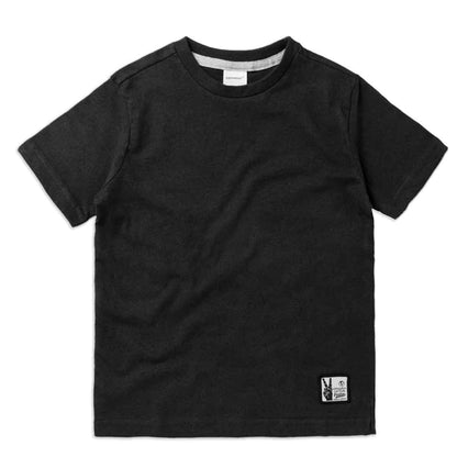 Kids Round Neck T-Shirt (4 - 14 Years) - Black
