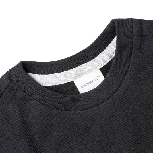 Kids Round Neck T-Shirt (4 - 14 Years) - Black