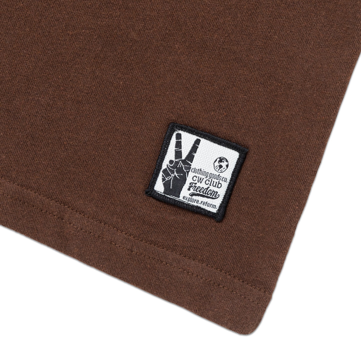 Kids Round Neck T-Shirt (4 - 14 Years) - Brown