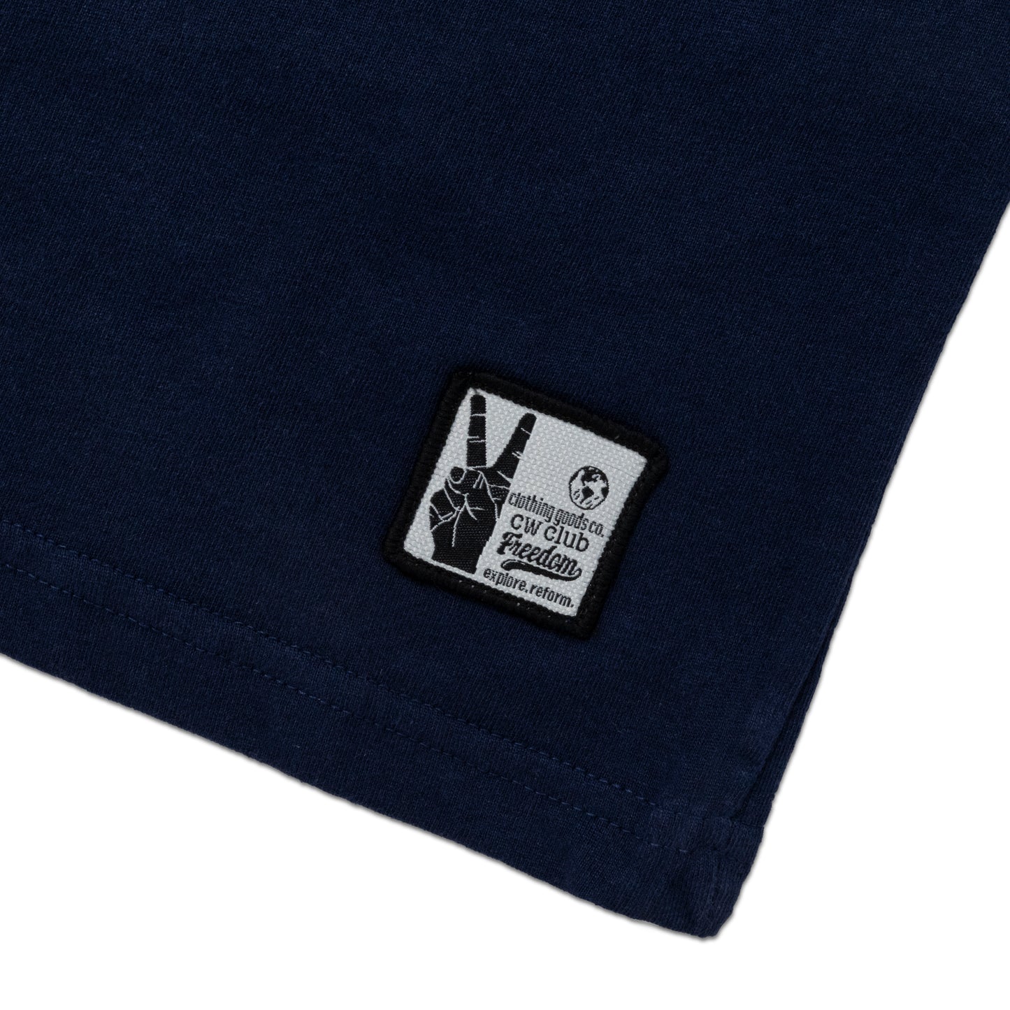 Kids Round Neck T-Shirt Combo x 2 (4 - 14 Years) - Navy / Grey Melange