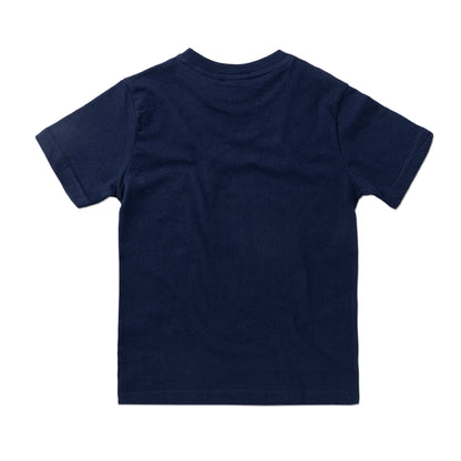 Kids Round Neck T-Shirt Combo x 2 (4 - 14 Years) - Navy / Grey Melange