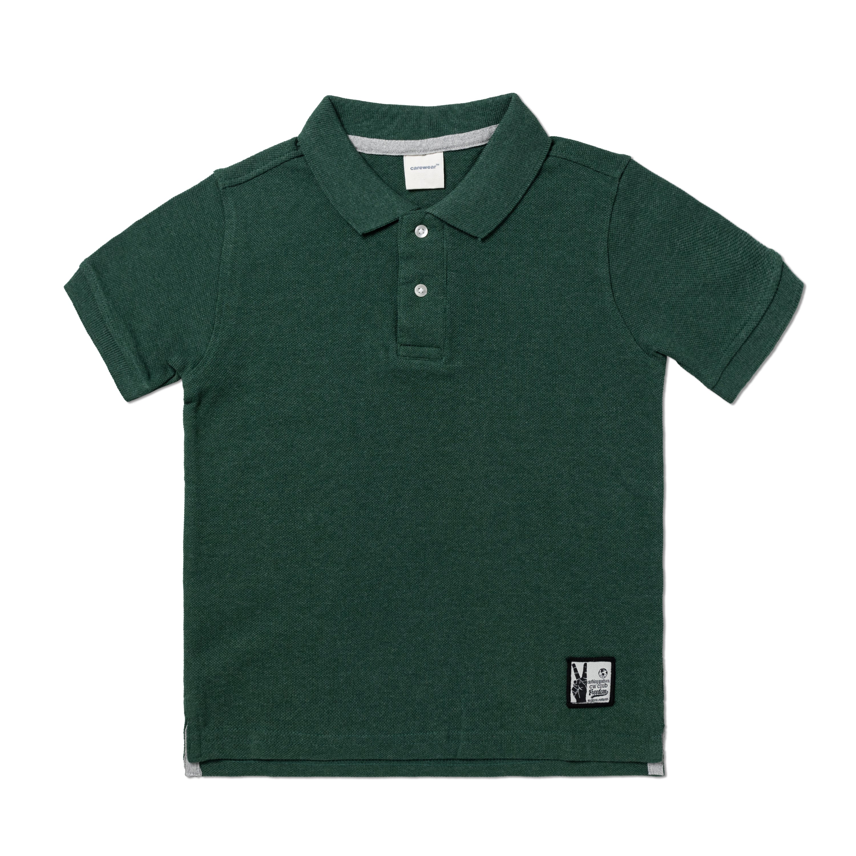 Kids green polo best sale