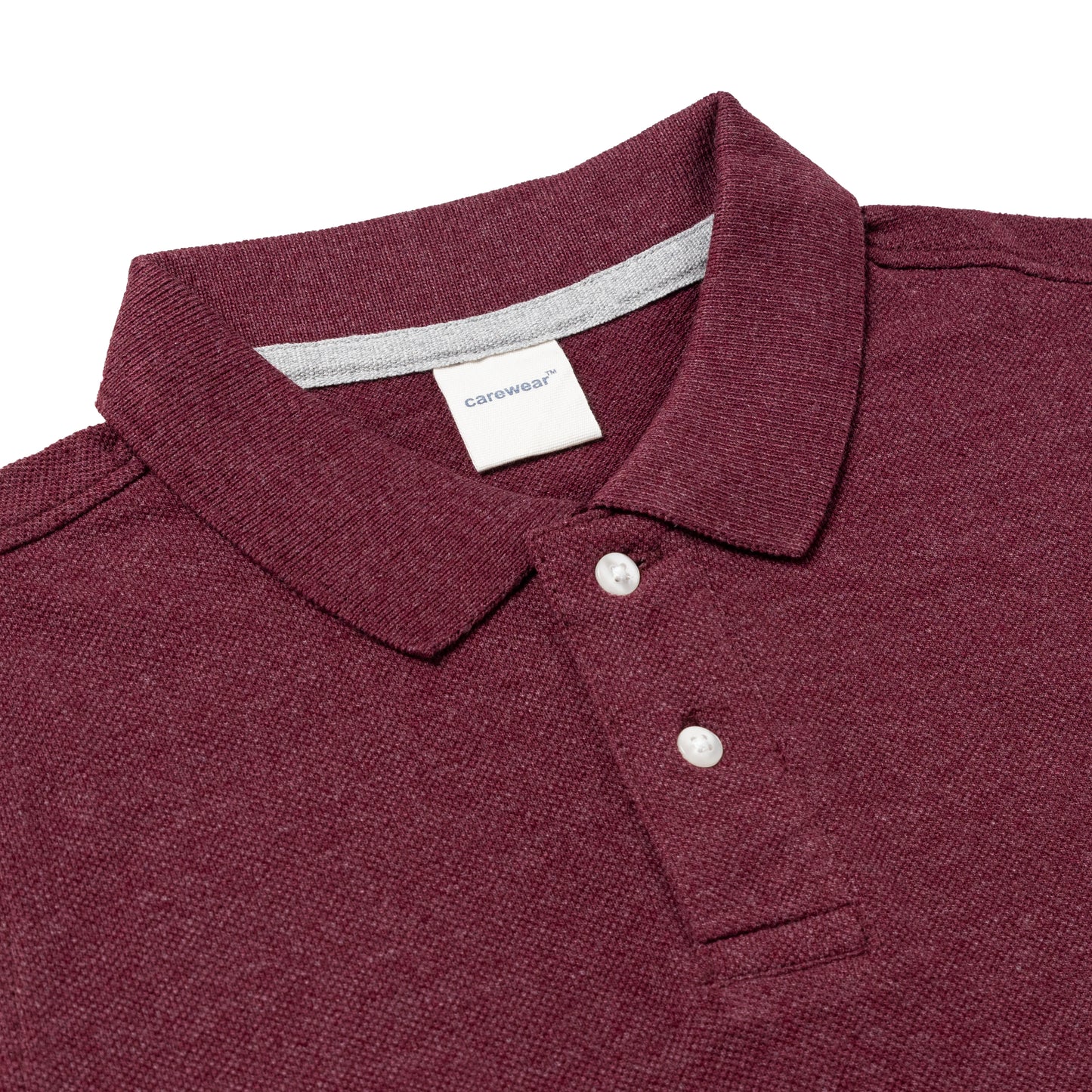 Kids Polo T-Shirt (4 - 14 Years) - Maroon Melange