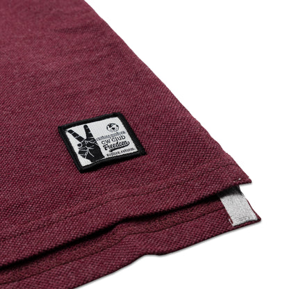 Kids Polo T-Shirt (4 - 14 Years) - Maroon Melange