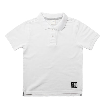 Kids Polo Combo x 2 (4 - 14 Years) - White / Forest Green Melange