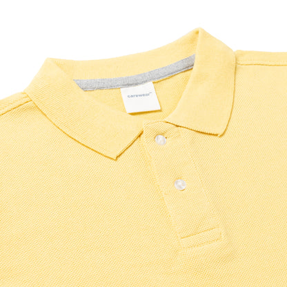 Kids Polo Combo x 2 (4 - 14 Years) - Brown Melange / Sunlight Yellow
