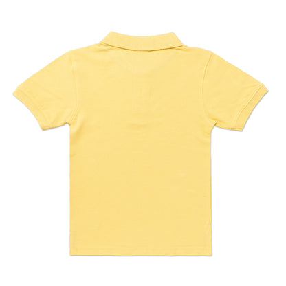 Kids Polo Combo x 2 (4 - 14 Years) - Brown Melange / Sunlight Yellow