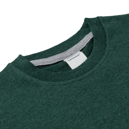 Kids Sweatshirt Combo x 2 (4 - 14 Years) - Forest Green Melange / Sunlight Yellow