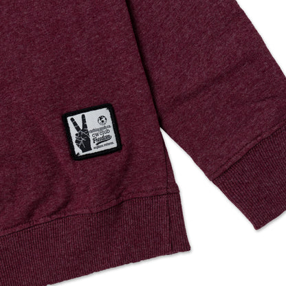 Kids Sweatshirt Combo x 2 (4 - 14 Years) - Maroon Melange / Sunlight Yellow - FESTIVE 20