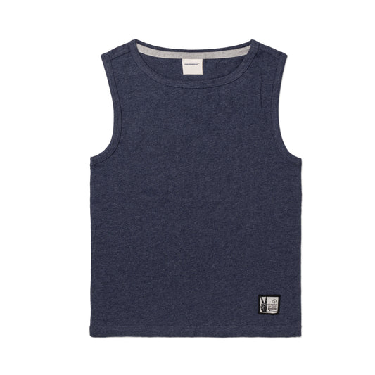 Kids Vest (4 - 14 Years) - Navy Melange - FESTIVE 20